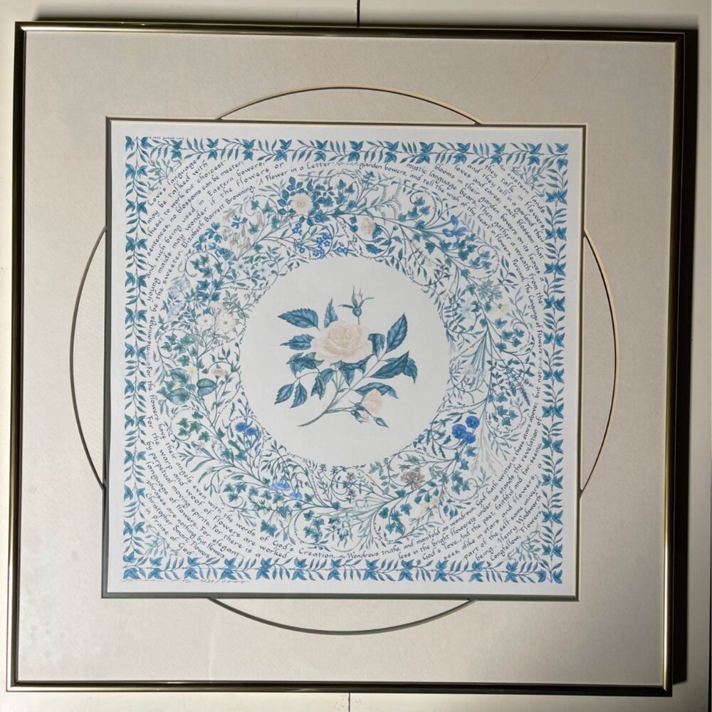 “Language of Flowers," signed limited-edition art print by Susan Loy